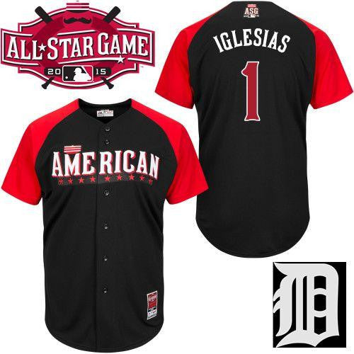 Tigers American League All-Star black jersey