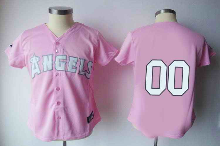 Angeles Blank Anaheim Ducks pink jersey