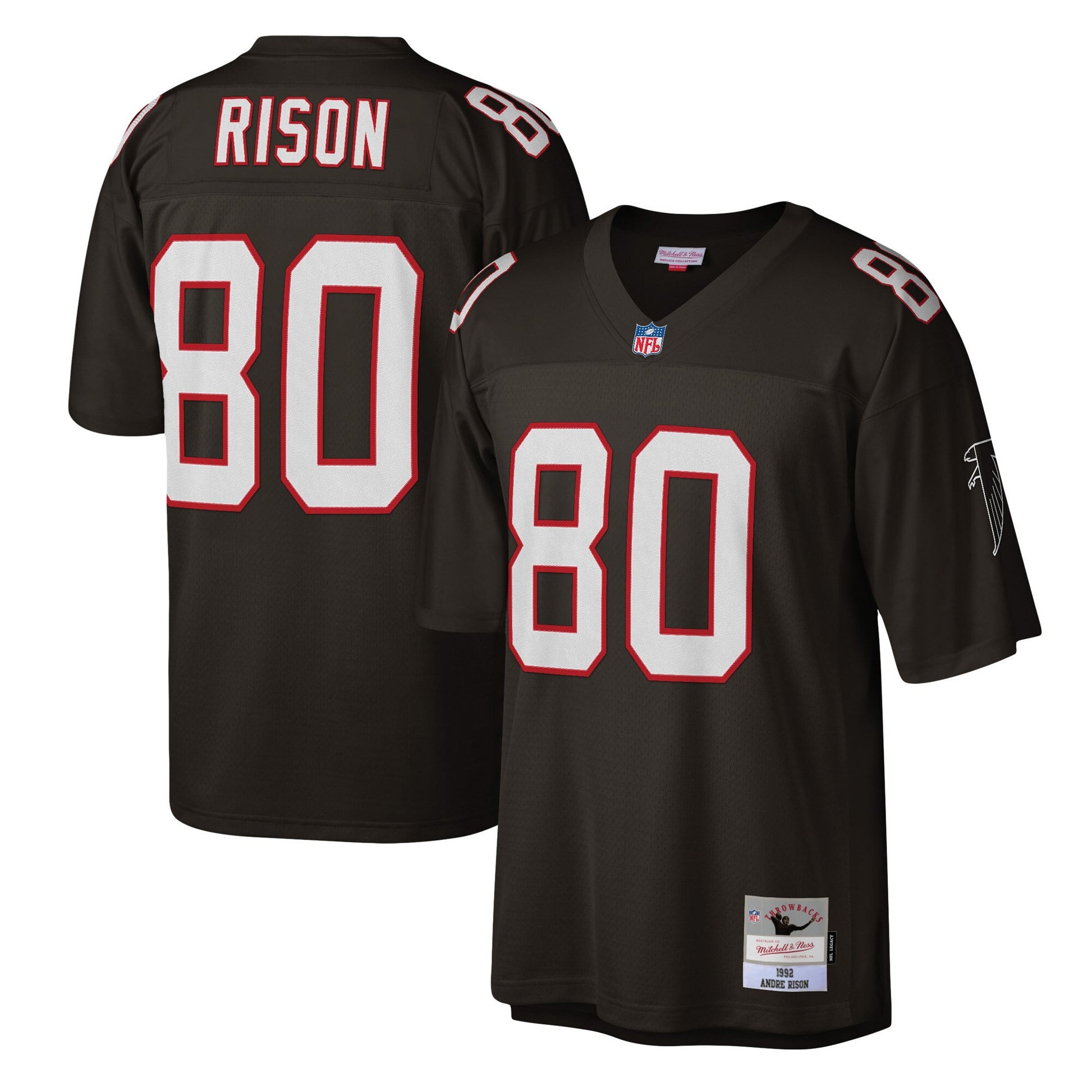 Andre Rison Atlanta Falcons black jersey
