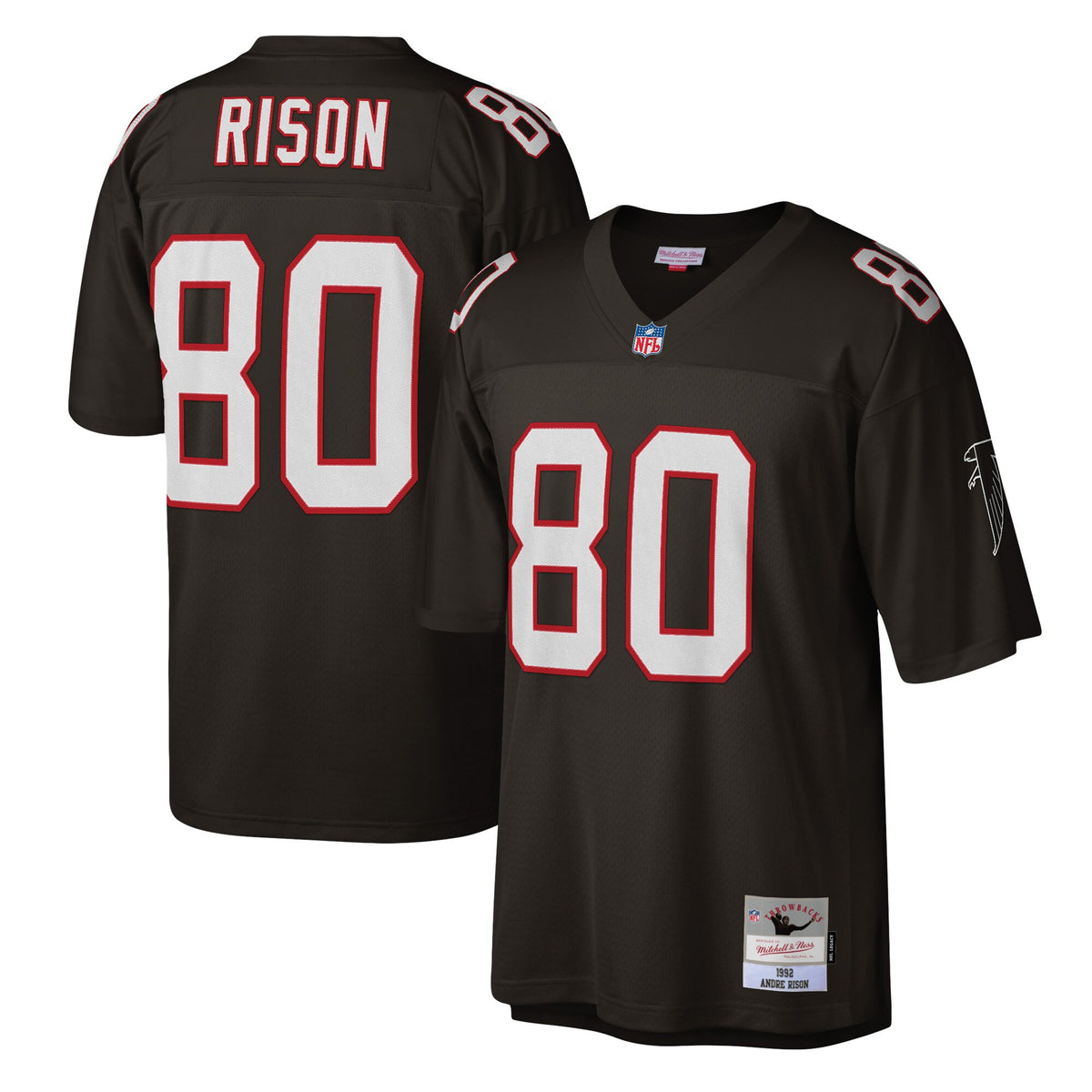 Andre Rison Atlanta Falcons black jersey