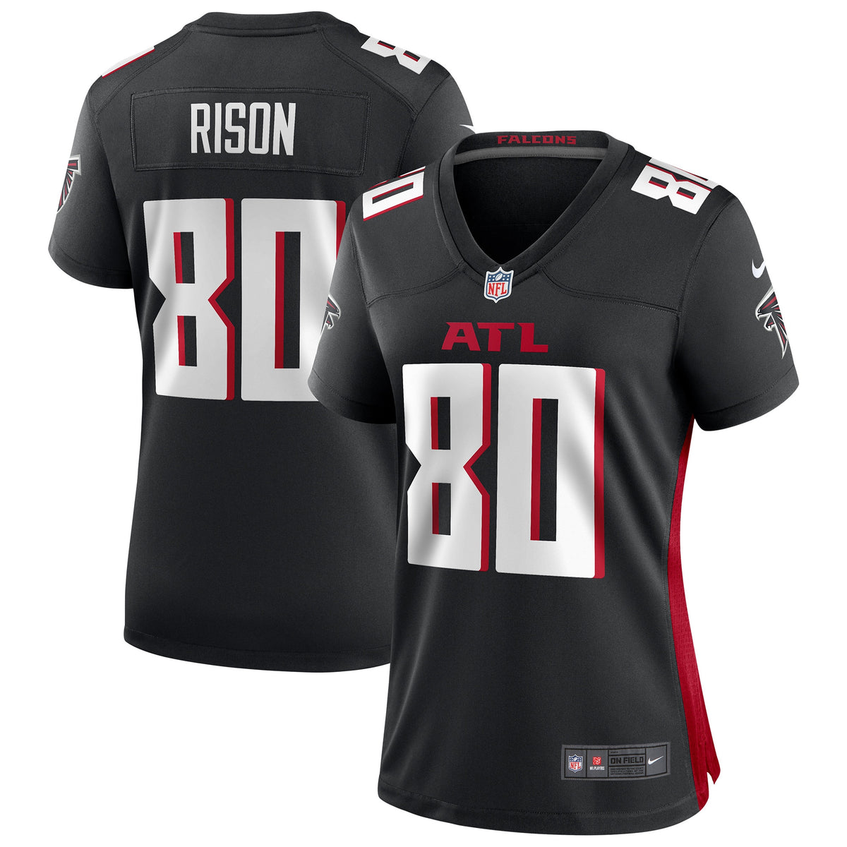 Andre Rison Atlanta Falcons black Game jersey