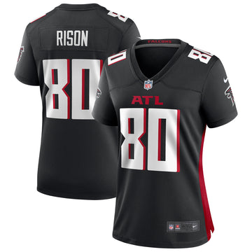 Andre Rison Atlanta Falcons black Game jersey