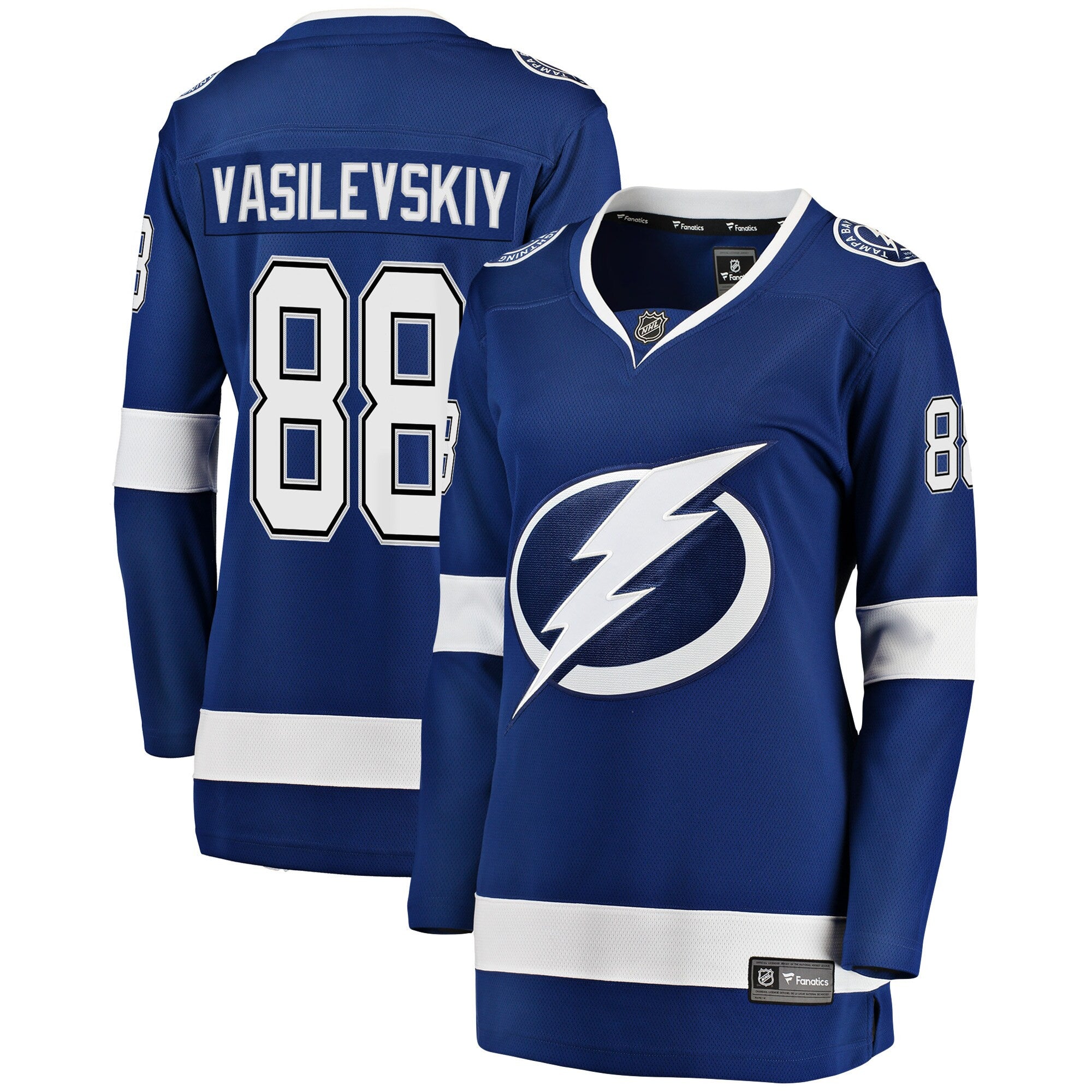 Andrei Vasilevskiy Tampa Bay Lightning blue jersey