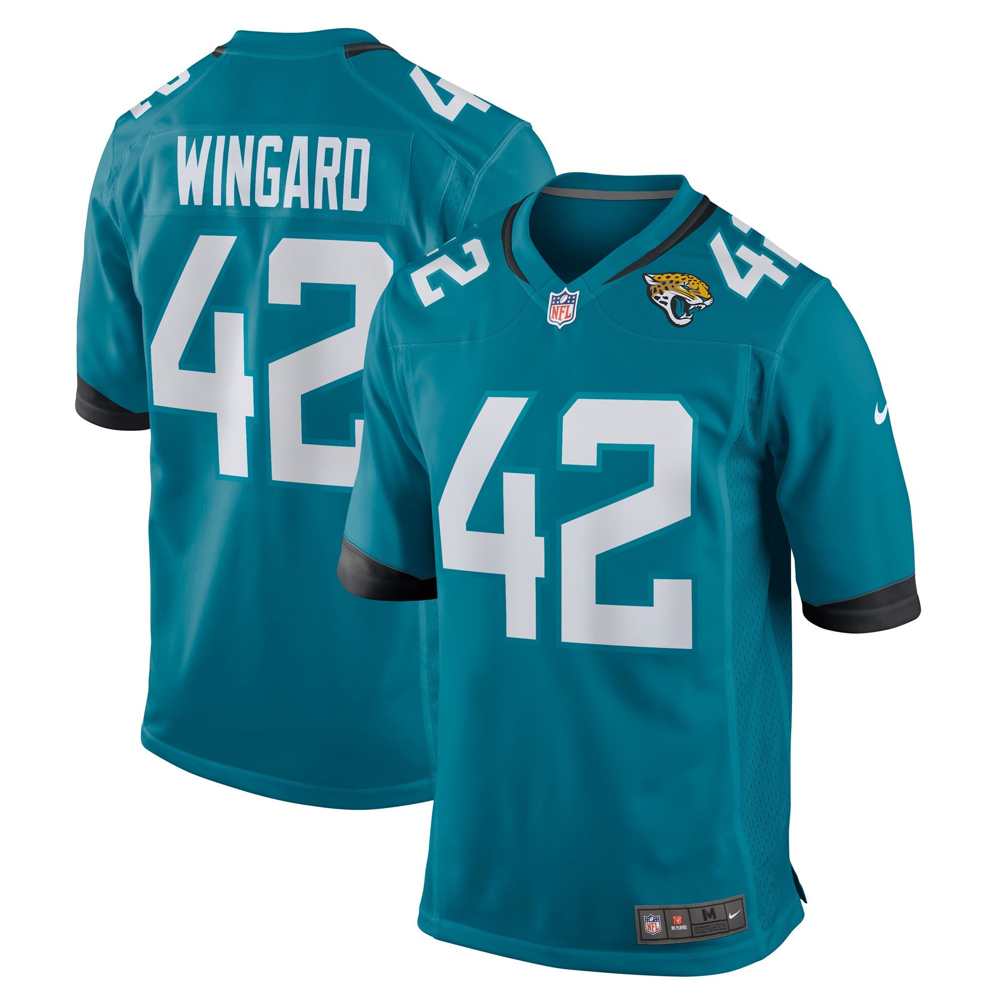 Andrew Wingard Jacksonville Jaguars teal jersey