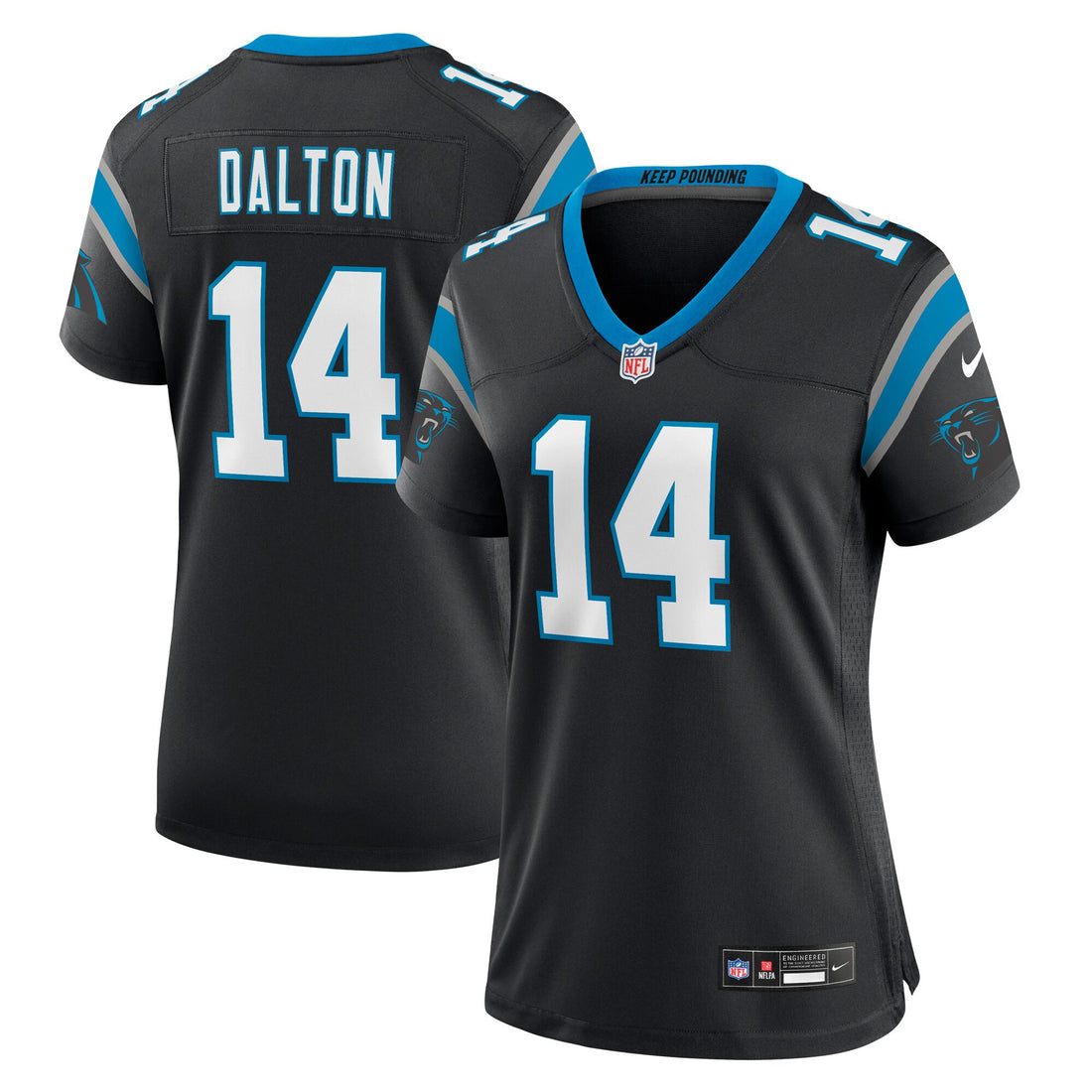Andy Dalton Carolina Panthers black jersey