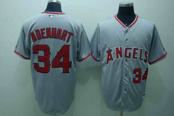 Angeles Angeles 34 Adenhart grey jersey