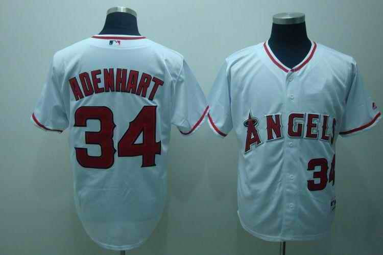 Angeles Angeles 34 Adenhart white jersey