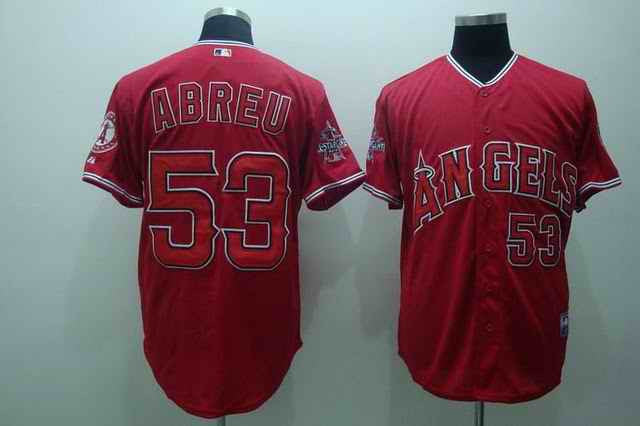 Angeles Angeles 53 Abreu red jersey
