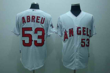 Angeles Angeles 53 Abreu white jersey