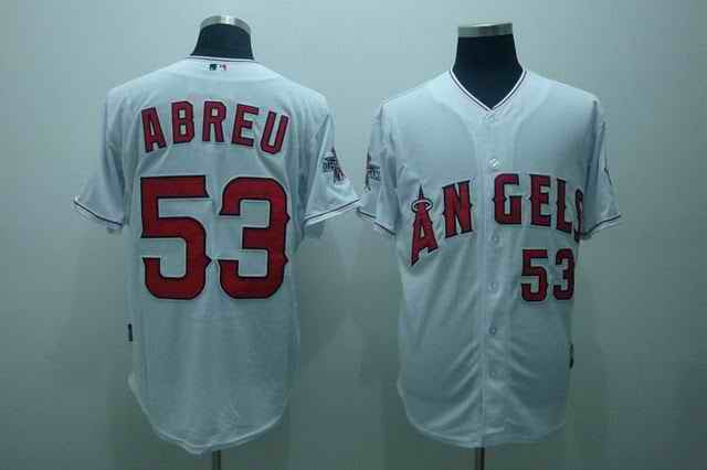 Angeles Angeles 53 Abreu white jersey