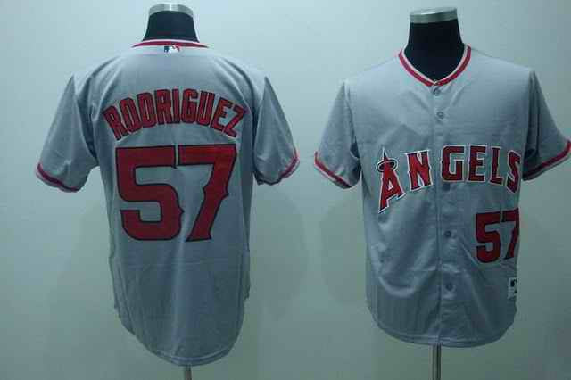 Angeles Angeles 57 Rodriguez grey jersey