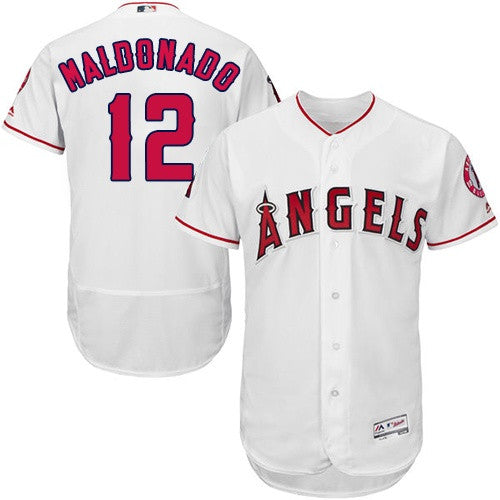 Martin Maldonado Los Angeles Angels white jersey