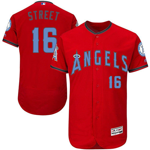Houston Street Los Angeles Angels red jersey