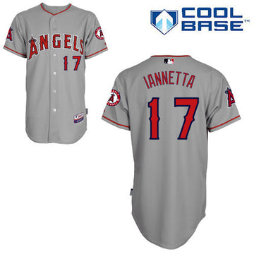 Lannetta Los Angeles Angels grey jersey