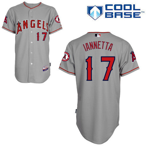 Lannetta Los Angeles Angels grey jersey