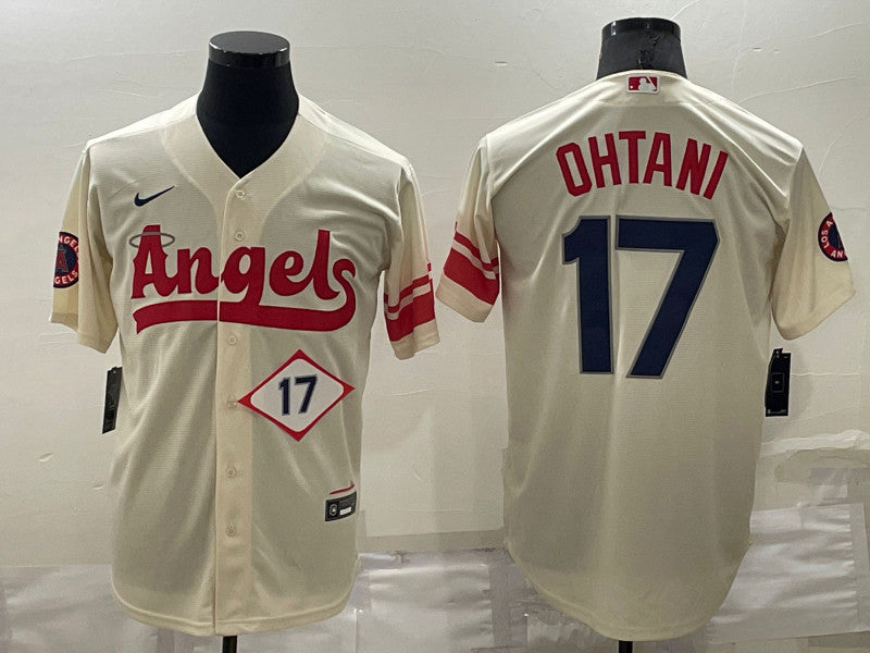 Shohei Ohtani Los Angeles Angels cream City Connect jersey