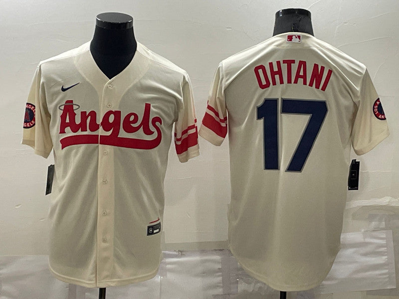 Shohei Ohtani Los Angeles Angels cream City Connect jersey