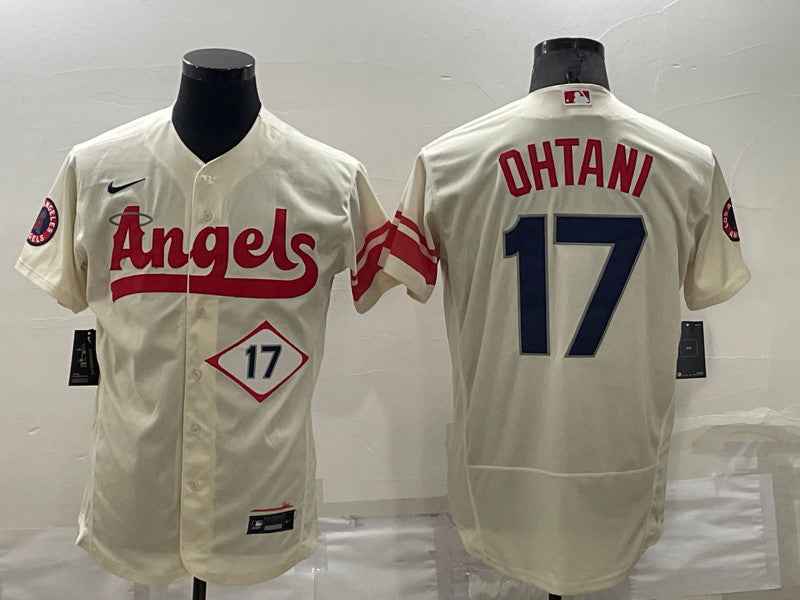 Shohei Ohtani Los Angeles Angels cream City Connect jersey