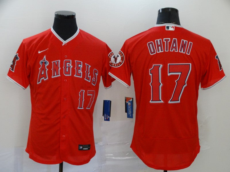 Shohei Ohtani Los Angeles Angels red jersey