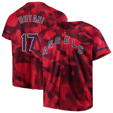 Shohei Ohtani Los Angeles Angels red Fashion jersey