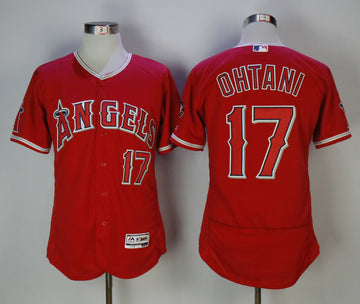 Shohei Ohtani Los Angeles Angels red jersey