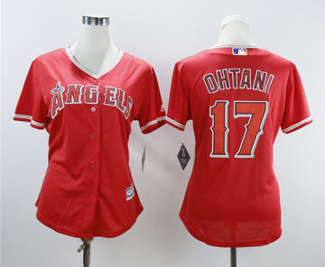 Shohei Ohtani Los Angeles Angels red jersey
