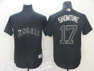 Shohei Ohtani Showtime Los Angeles Angels black jersey