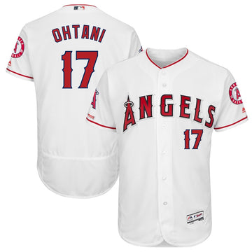 Shohei Ohtani Los Angeles Angels white jersey