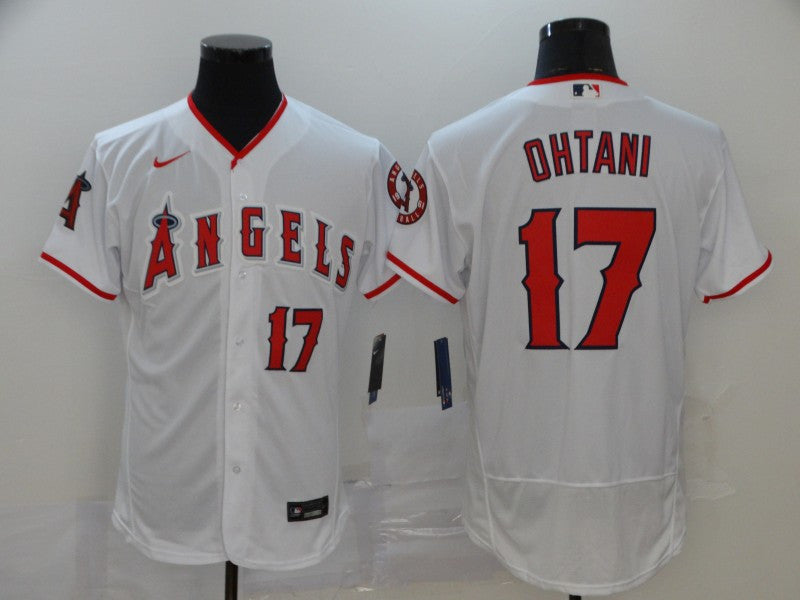 Shohei Ohtani Los Angeles Angels white jersey