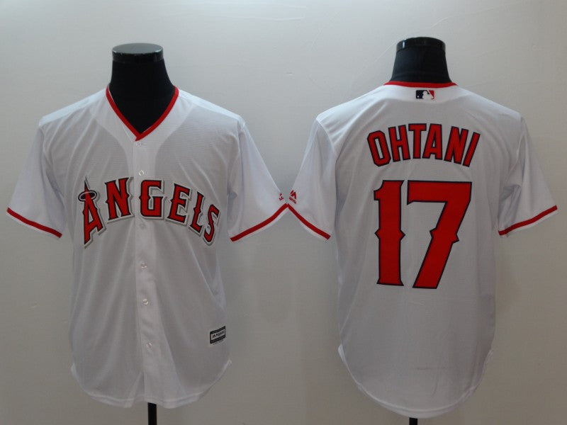 Shohei Ohtani Los Angeles Angels white jersey