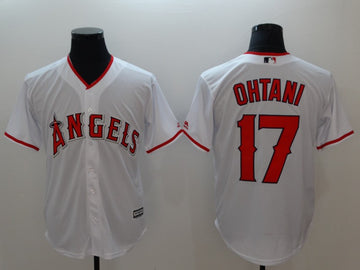 Shohei Ohtani Los Angeles Angels white jersey