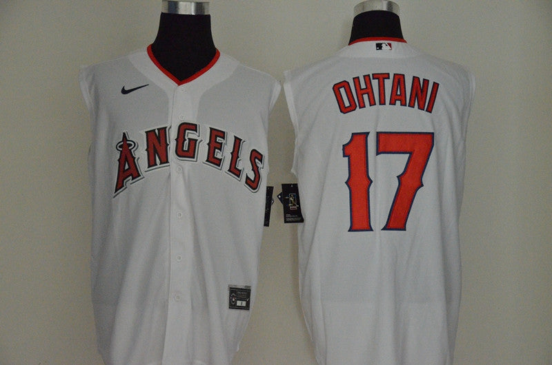 Shohei Ohtani Los Angeles Angels white jersey