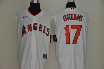 Shohei Ohtani Los Angeles Angels white jersey