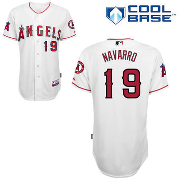 Navarro Los Angeles Angels white jersey