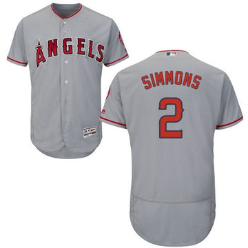 Andrelton Simmons Los Angeles Angels gray jersey