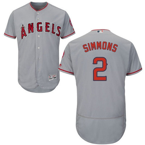 Andrelton Simmons Los Angeles Angels gray jersey