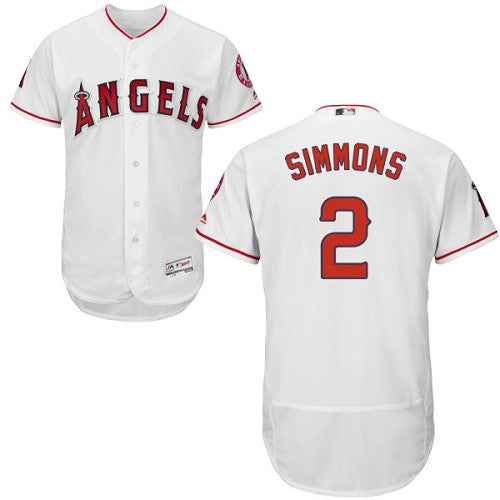 Andrelton Simmons Los Angeles Angels white jersey