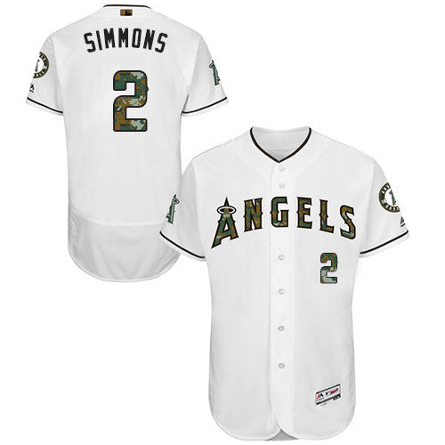 Andrelton Simmons Los Angeles Angels white jersey