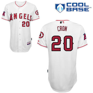 Cron Los Angeles Angels white jersey