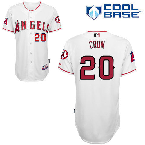 Cron Los Angeles Angels white jersey