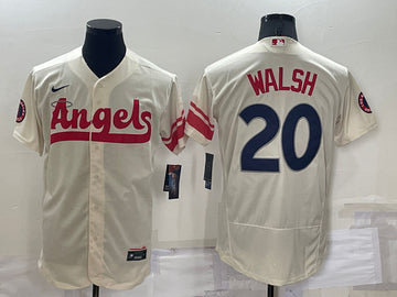 Jared Walsh Los Angeles Angels cream City Connect jersey