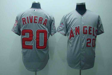 Rivera Los Angeles Angels grey jersey