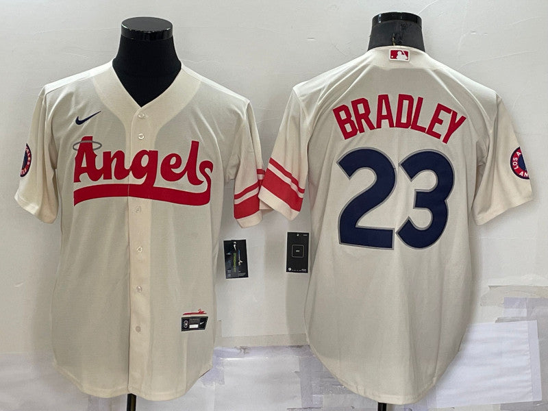 Archie Bradley Los Angeles Angels cream City Connect jersey