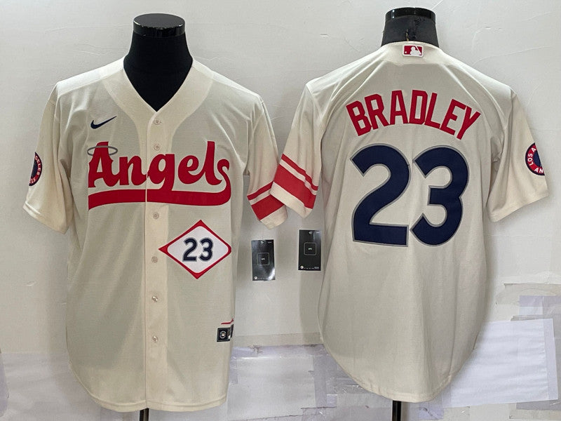 Archie Bradley Los Angeles Angels cream City Connect jersey