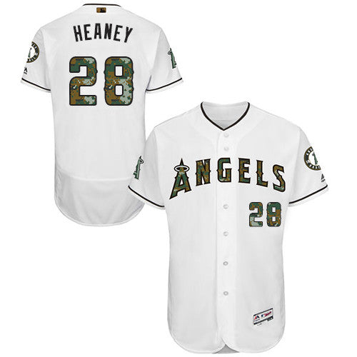 Andrew Heaney Los Angeles Angels white jersey