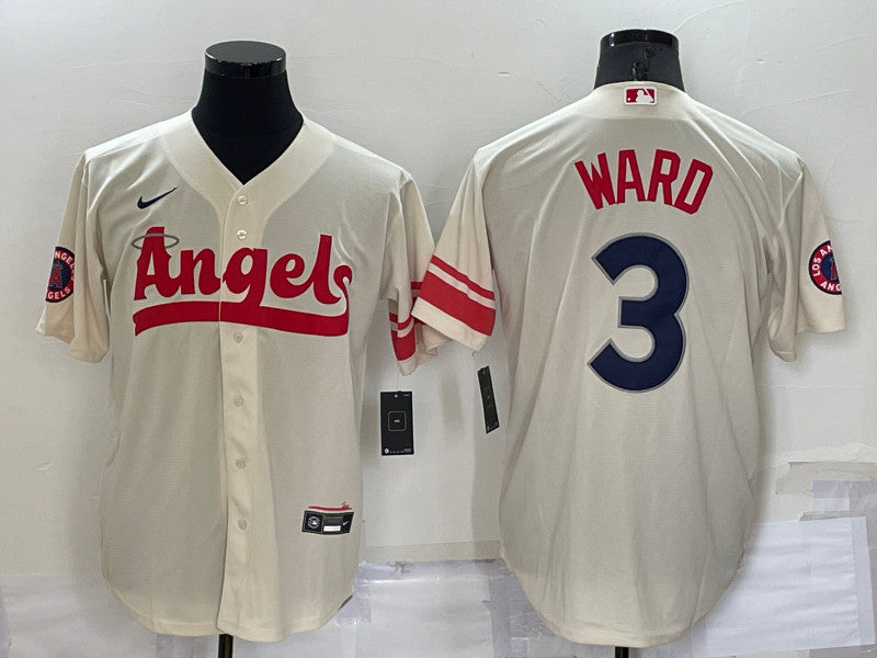 Taylor Ward Los Angeles Angels cream City Connect jersey