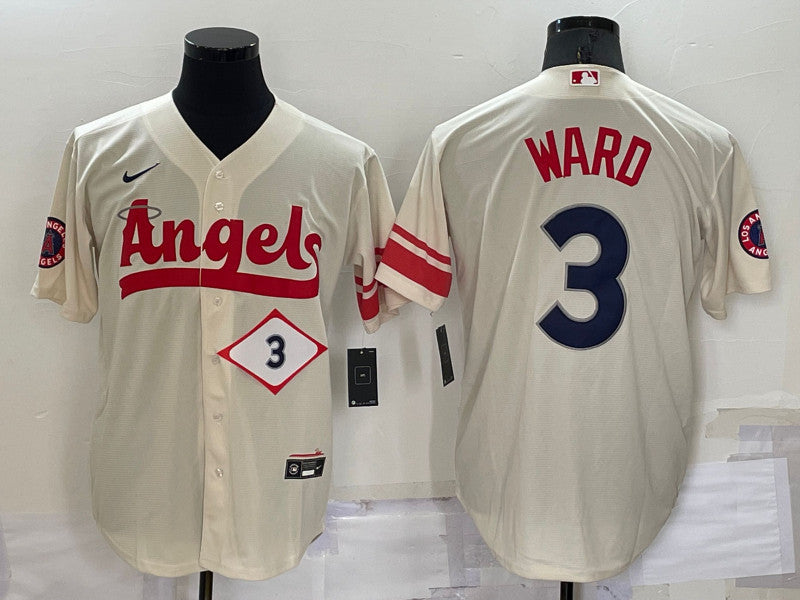 Taylor Ward Los Angeles Angels cream City Connect jersey
