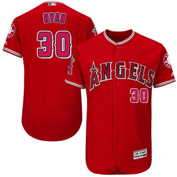 Nolan Ryan Los Angeles Angels red jersey