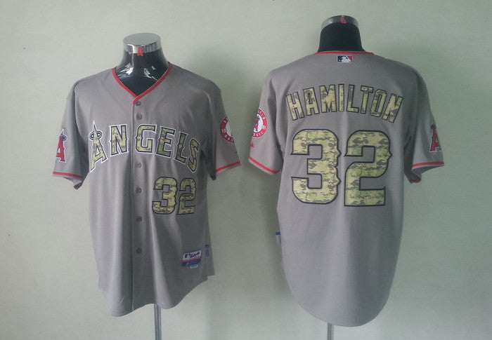 Hamilton Grey Los Angeles Angels camo Camo jersey