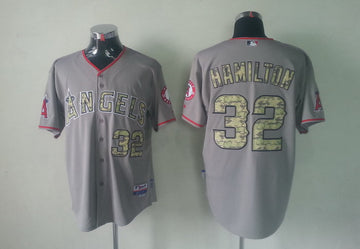 Hamilton Grey Los Angeles Angels camo Camo jersey